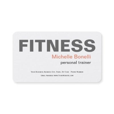 Personal Trainer Fitness Modern Elegant