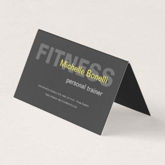 Personal Trainer Fitness Modern Elegant