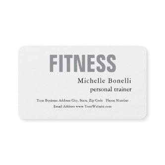 Personal Trainer Fitness Modern Elegant
