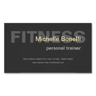 Personal Trainer Fitness Modern Elegant   Magnet