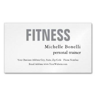 Personal Trainer Fitness Modern Elegant   Magnet