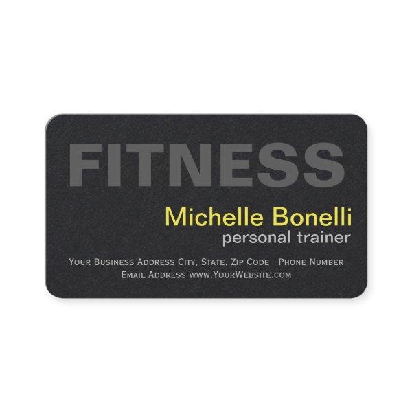 Personal Trainer Fitness Modern Elegant Profession