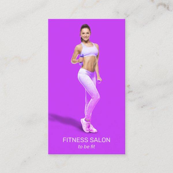 Personal Trainer Fitness purple