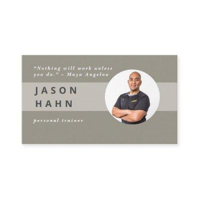 personal trainer grey/beige photo