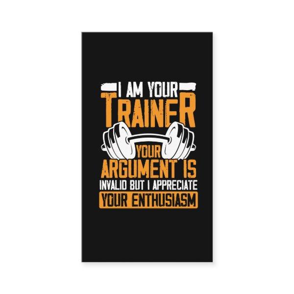Personal Trainer Workout Quote Funny Weightlifting