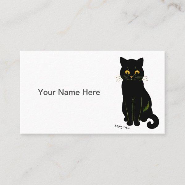 Personalizable Black Cat
