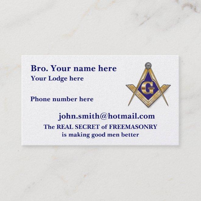Personalize Masonic & Shriners Emblem