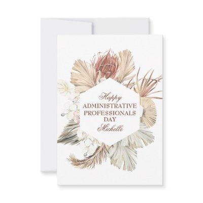 Personalized Administrative Professionals Day Thank You Card