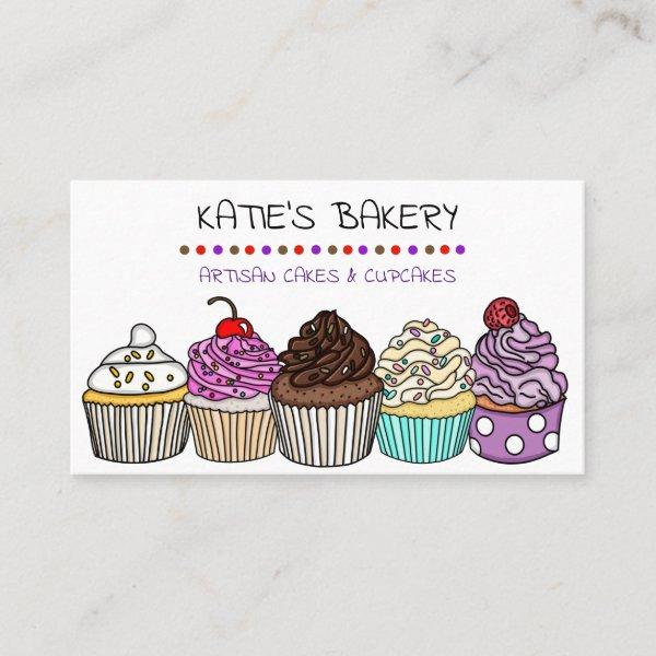 Personalized Bakery | Cute Whimsical Cupcakes