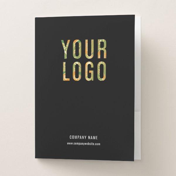 Personalized Business Folders Logo and Card Slot