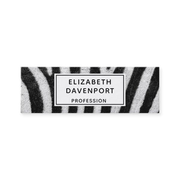 Personalized Cool Zebra Pattern Texture Mini