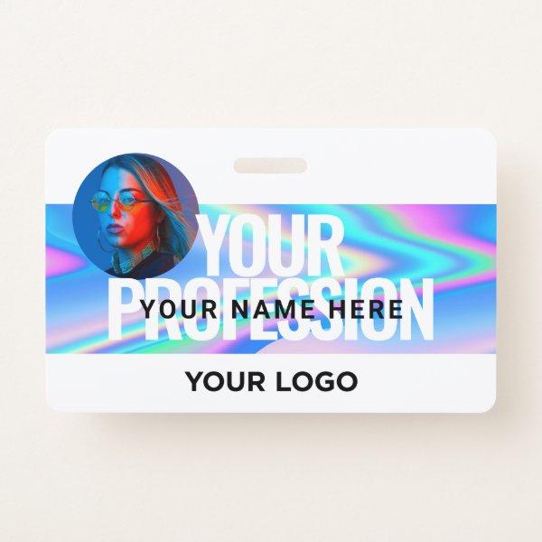 Personalized Corporate Creative Artsy Employee ID Badge