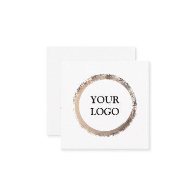 Personalized Custom Your Own Logo Square Business  Square