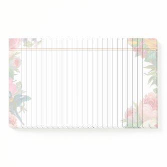 Personalized Customizable Lined Notebook Paper Pos Post-it Notes
