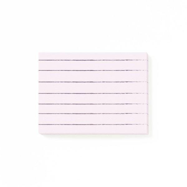 Personalized Customizable Lined Notebook Paper Post-it Notes