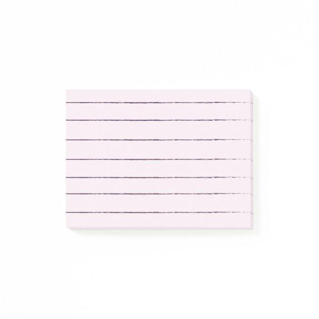 Personalized Customizable Lined Notebook Paper Post-it Notes