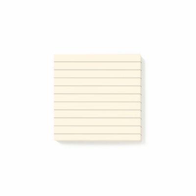 Personalized Customizable Lined Notebook Paper Post-it Notes