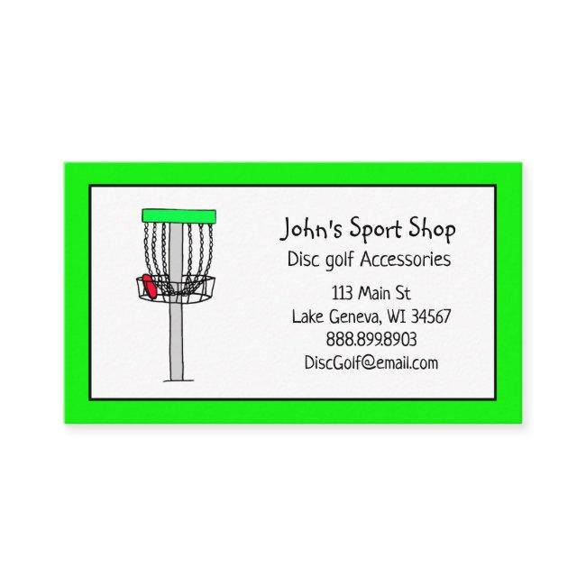 Personalized Disc Golf Shop Business