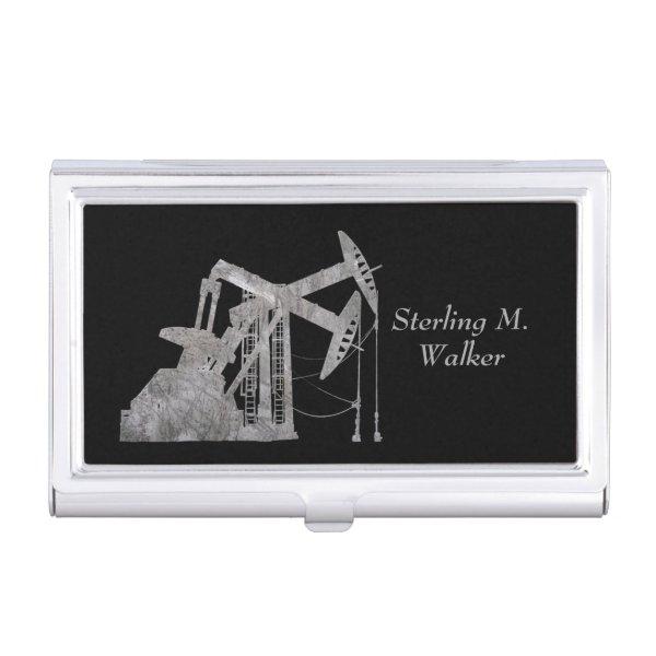 Personalized Distressed Metal Oilfield Design  Case