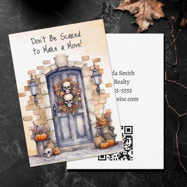 Personalized Don't Be Scared Estate Pop By Note Card