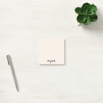 Personalized Elegant Name Home Office Business Post-it Notes