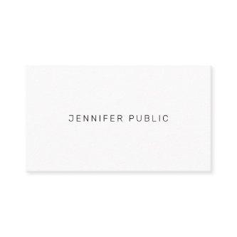 Personalized Elegant Simple Design Template Modern