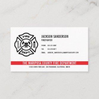 Personalized Firefighter Fire Department Logo