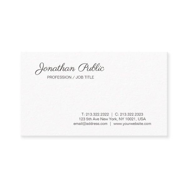 Personalized Handwriting Script Modern Simple