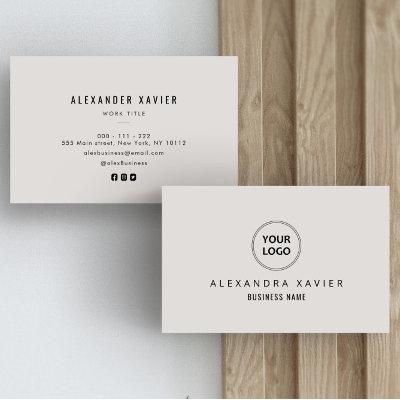 personalized logo black and white
