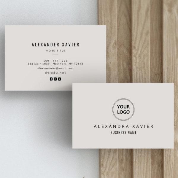personalized logo black and white