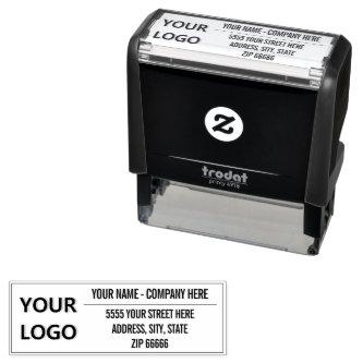 Personalized Logo Name Address Self-inking Stamp