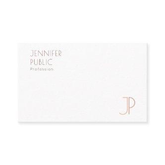 Personalized Modern Elegant Monogram Template