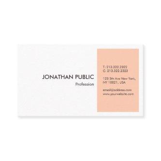 Personalized Modern Elegant Simple Professional