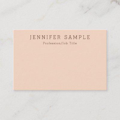Personalized Modern Elegant Simple Template