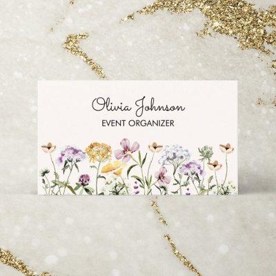 Personalized Name Wildflower Garden