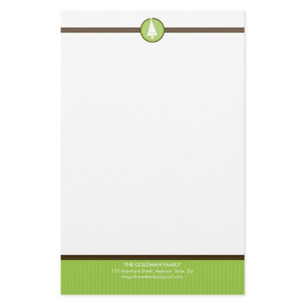 PERSONALIZED NOTEPAPER :: stripedstitch 6 Stationery