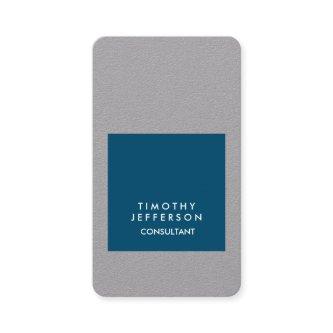 Personalized Ocean Blue Grey Elegant Modern