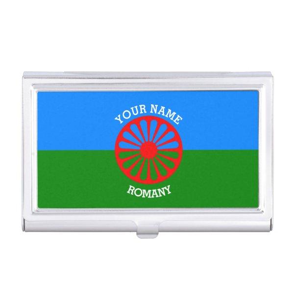 Personalized Official Romany gypsy travellers flag  Holder