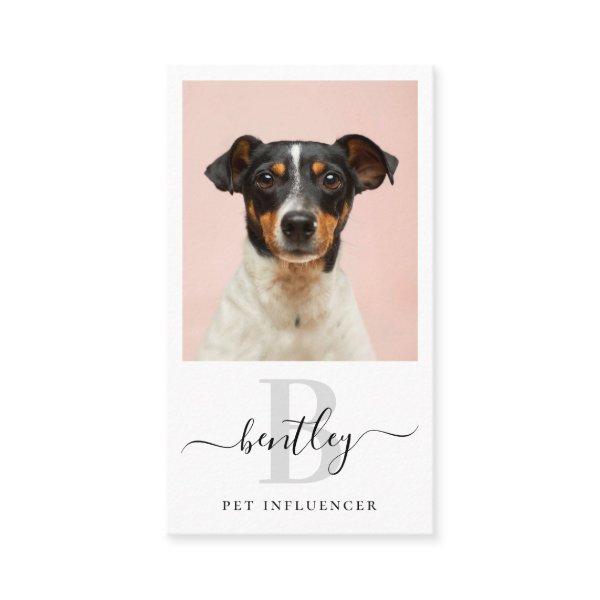 Personalized Photo QR Code Social Media Monogram