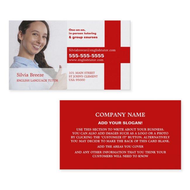 Personalized Photograph, English Language Tutor