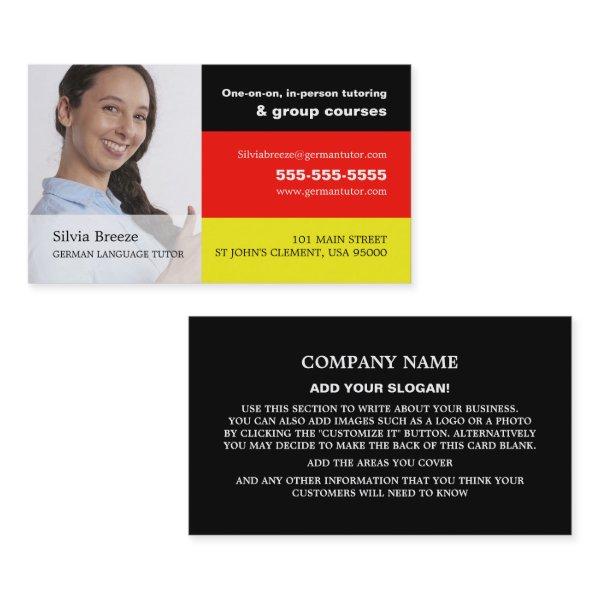 Personalized Photograph, German Language Tutor