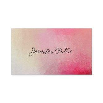 Personalized Premium Thick Luxury Handwritten Text