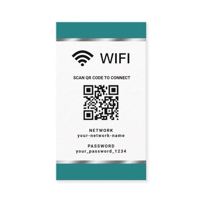 Personalized QR Code Wifi Network and Password