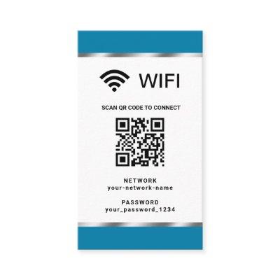 Personalized QR Code Wifi Network and Password