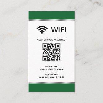 Personalized QR Code Wifi Network and Password