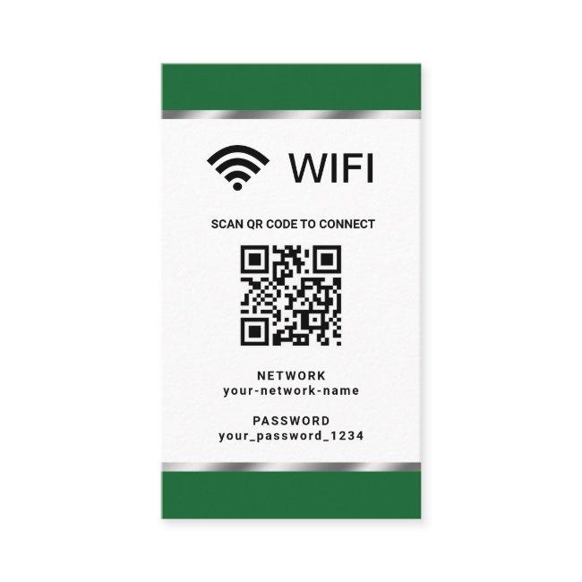 Personalized QR Code Wifi Network and Password