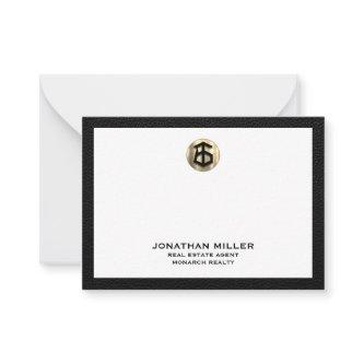 Personalized Real Estate Agent Notecard
