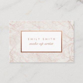 Personalized Rose Gold Marble