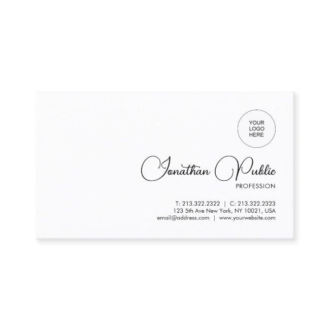 Personalized Script Name Upload Company Logo