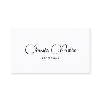 Personalized Simple Modern Template Typography